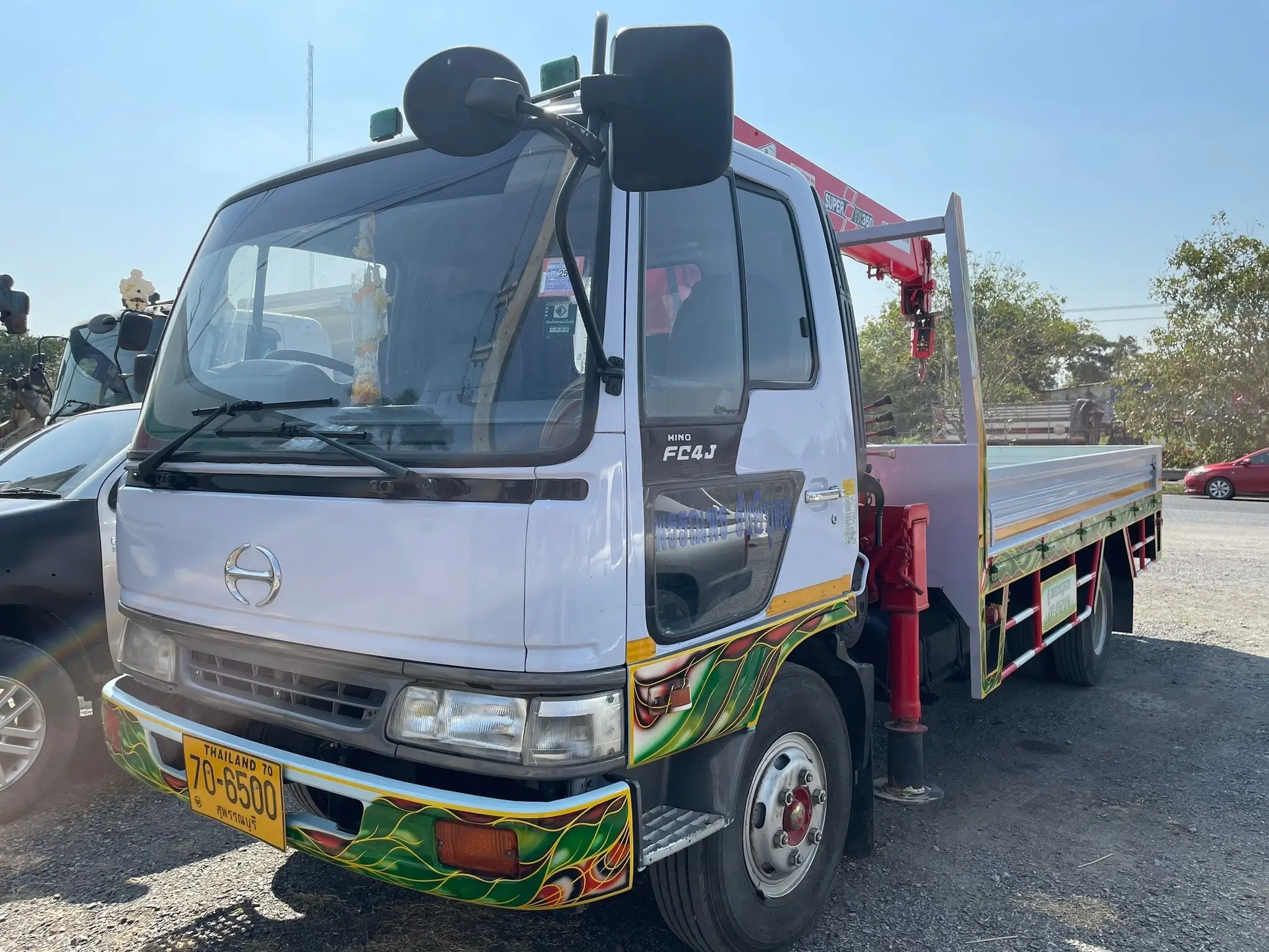 6 ล้อเครน HINO FC4J 6 ล้อ 140 แรง ปี 41