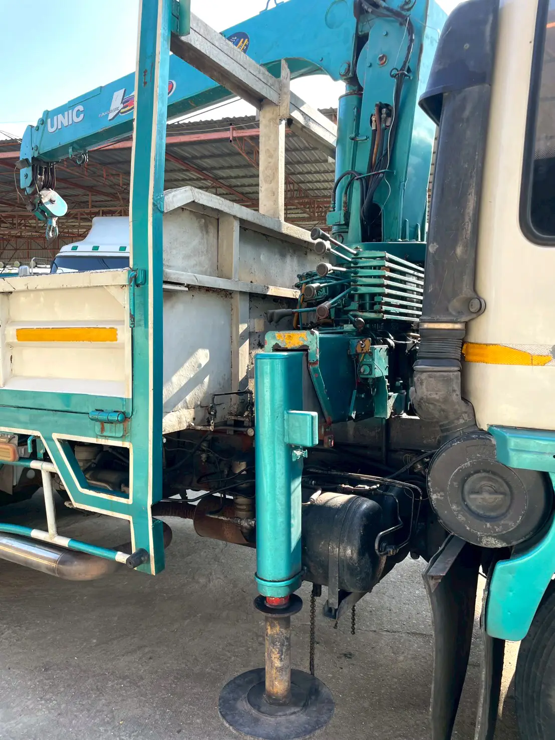 HINO FL3H 195 แรง ปี 36 10 ล้อ เครน