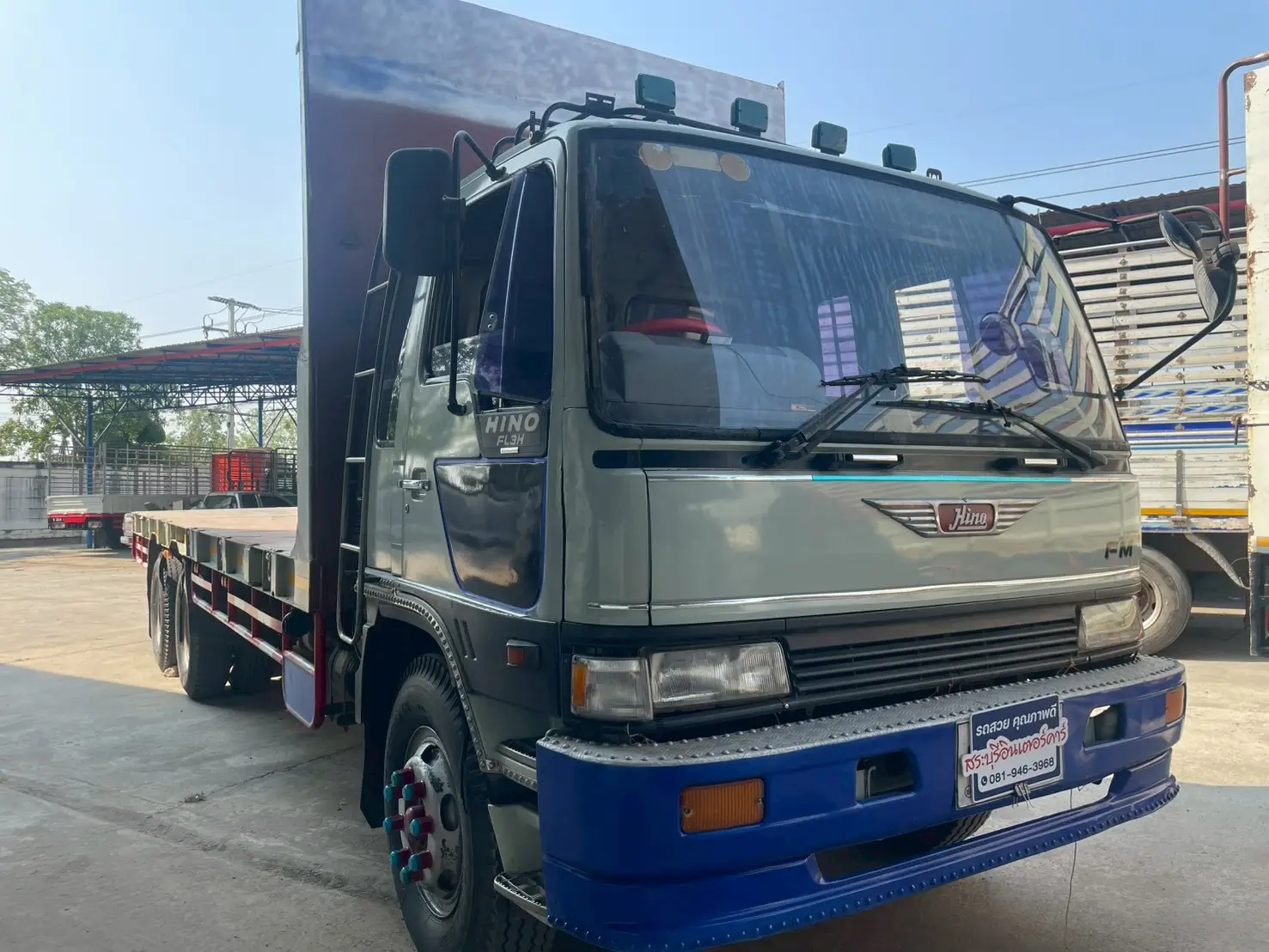 HINO FL3H 195 แรง ปี 37 10 ล้อ พื้นเรียบ
