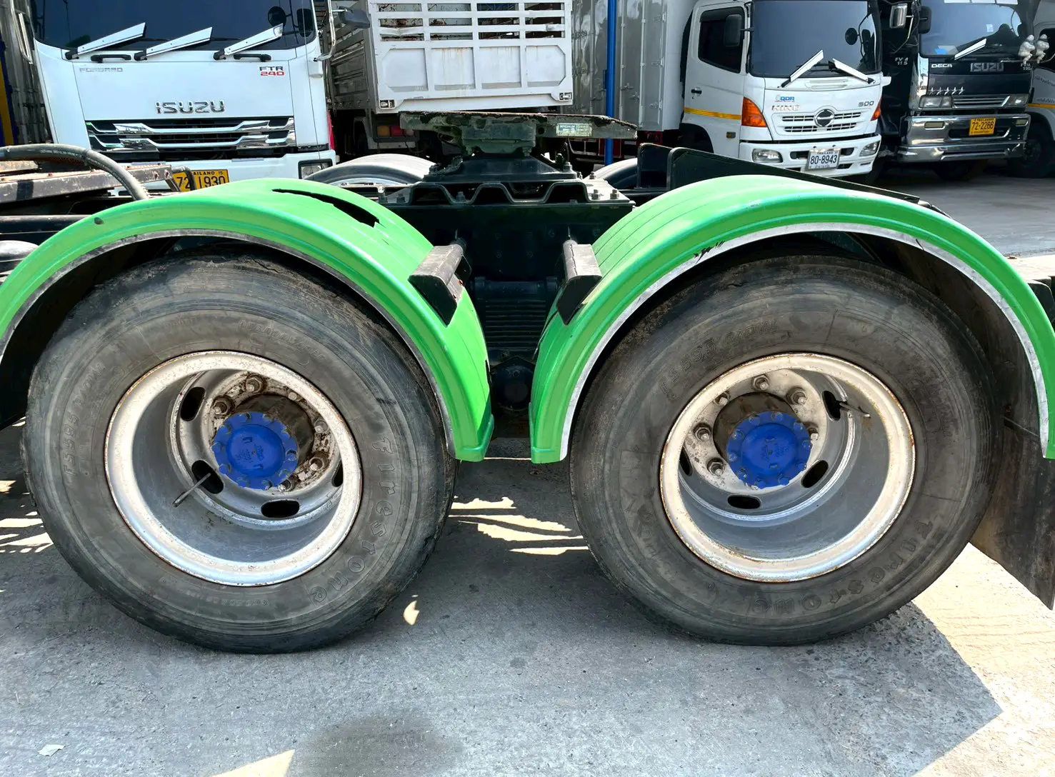 HINO FM2P 380 แรง ปี 56 หัวลาก เขียว