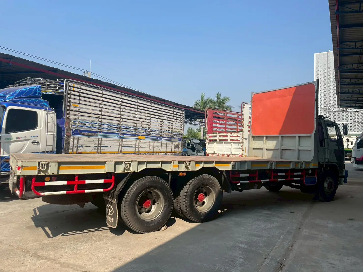 HINO FL3H 195 แรง ปี 37 10 ล้อ พื้นเรียบ