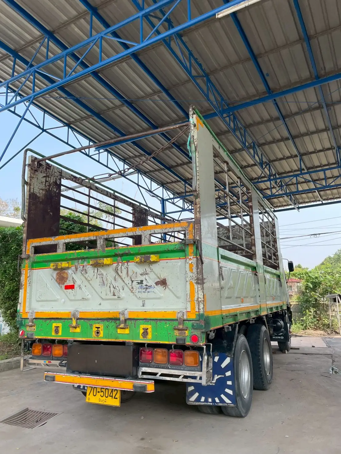 HINO FL3M 240 แรง ปี 39 10 ล้อ คอก