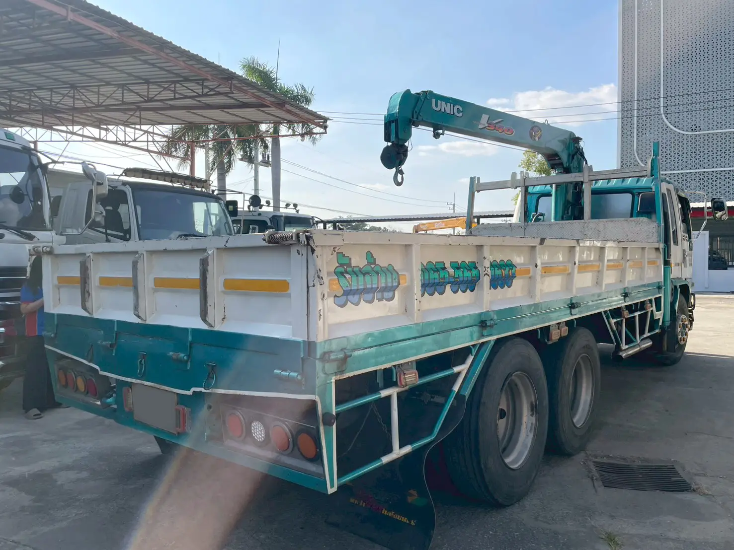 HINO FL3H 195 แรง ปี 36 10 ล้อ เครน